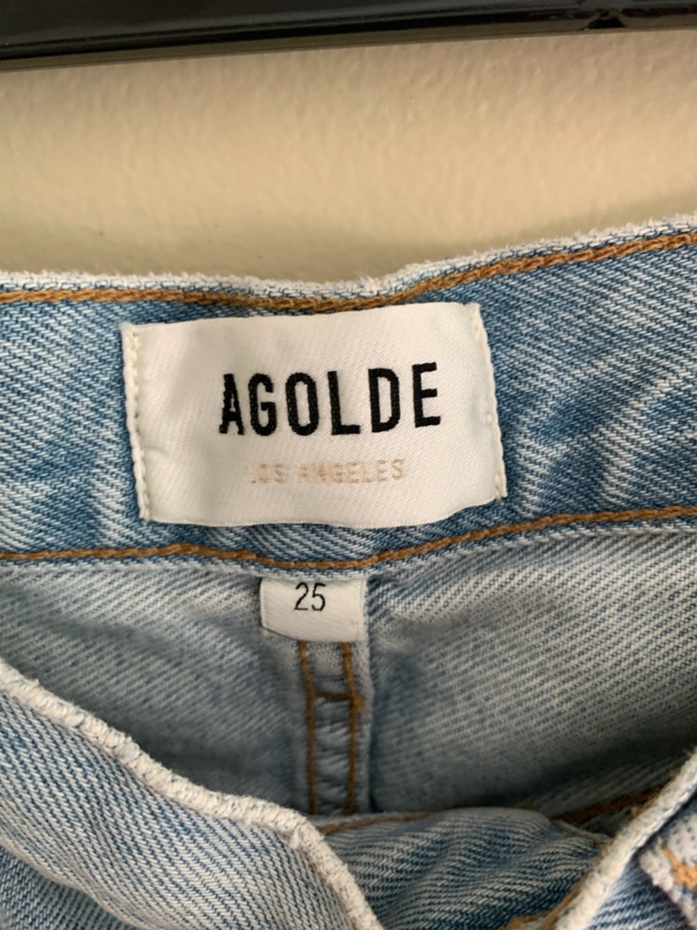 AGOLDE 90’s Pintch High-Rise Straight Jeans - Size: 25 - Picture 5 of 9